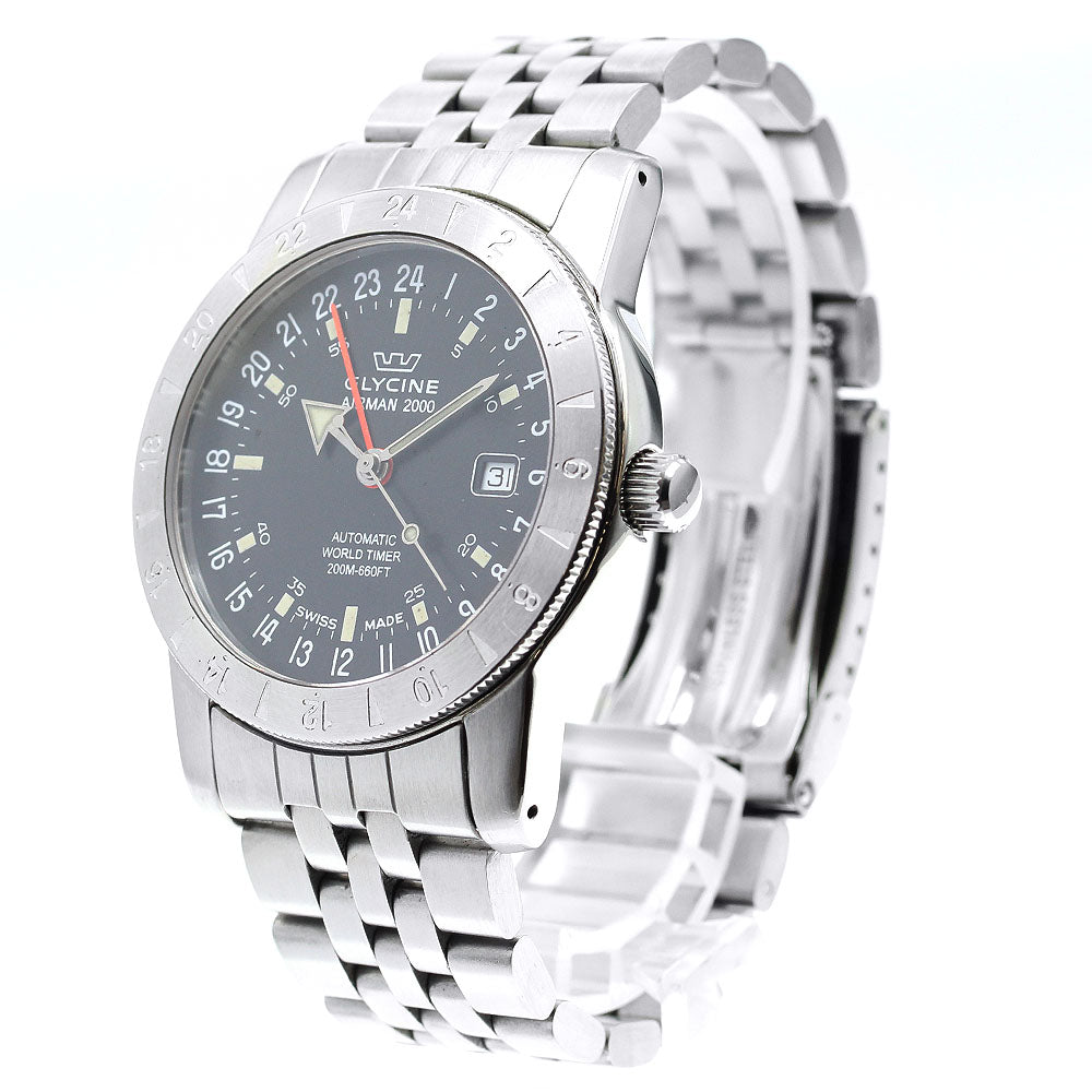 GLYCINE 3764 Airman 2000 GMT Date Automatic Men's Watch
