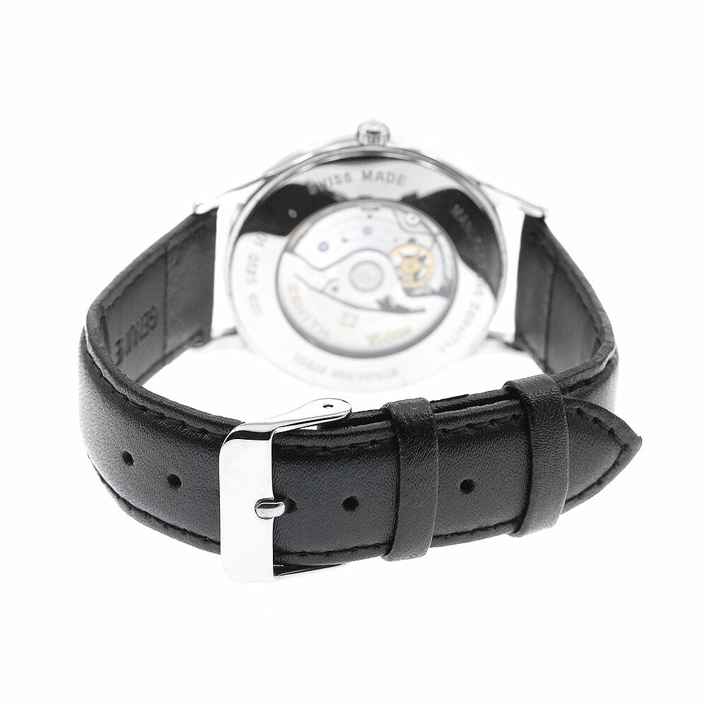 ZENITH 01.0125.680 Class Elite Automatic Date Self-winding Men's Watch Excellent Condition with Warranty Card