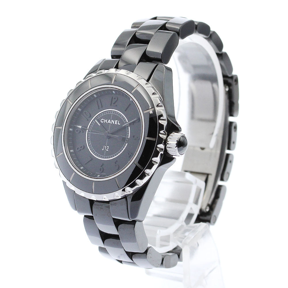 CHANEL H3828 J12 Intense Black Quartz Women's Watch Excellent Condition with Warranty.