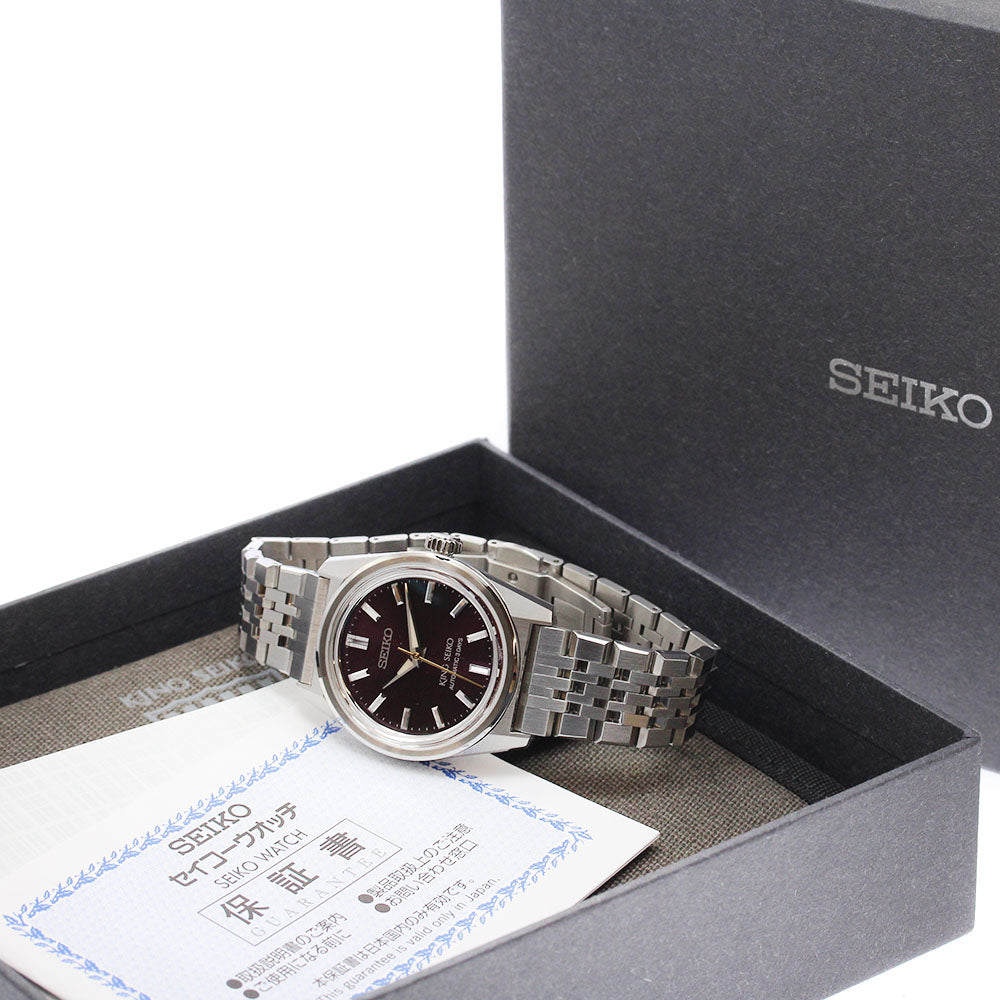 SEIKO 6R51-00B0/SDKS031 King Salon Exclusive Model Automatic Men's Watch Excellent Condition with Warranty Card