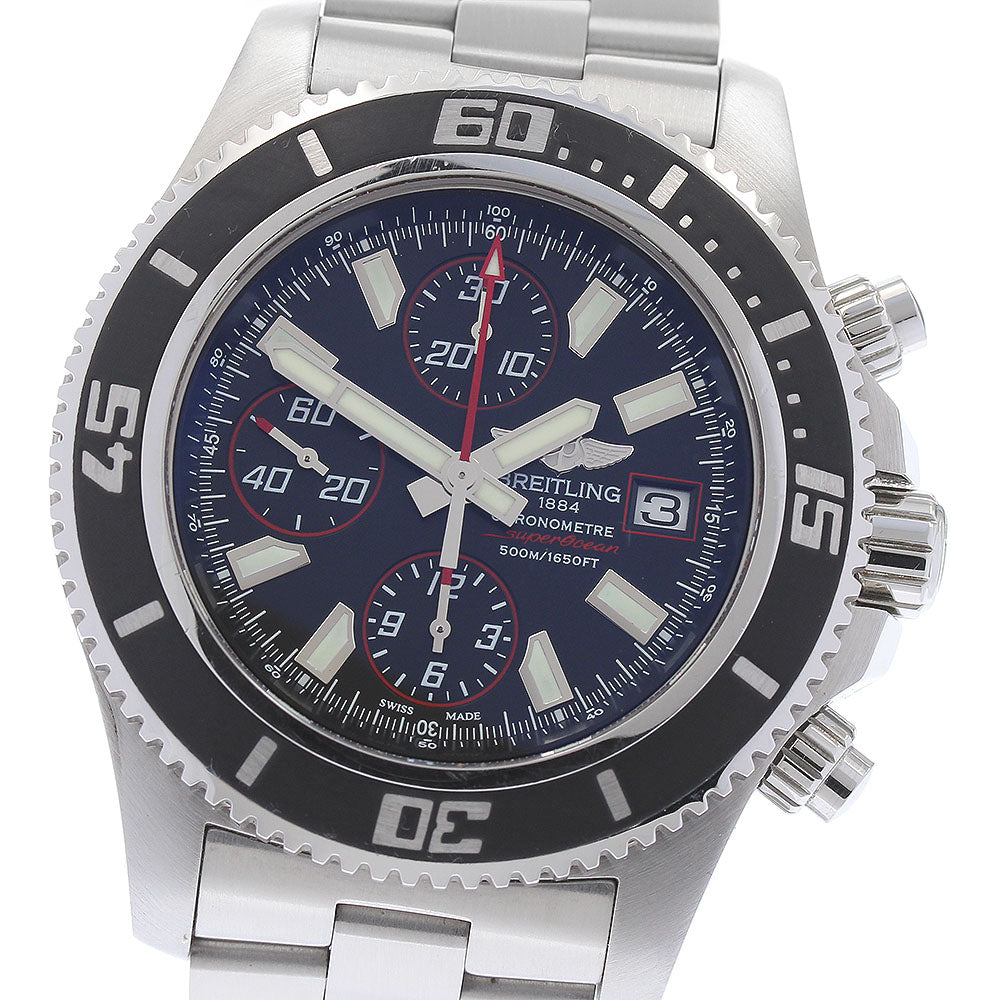 BREITLING A13341 Superocean Chronograph Automatic Men's Watch (with box and warranty)