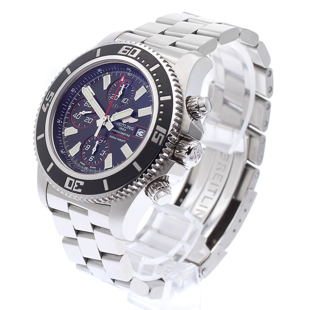 BREITLING A13341 Superocean Chronograph Automatic Men's Watch (with box and warranty)