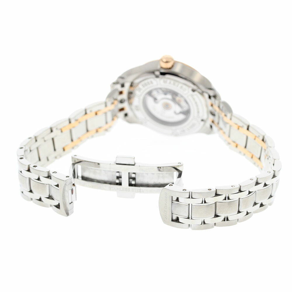 CARL F.BUCHERER 00.10911.07.13.21 Manero Date Automatic Ladies' Watch Excellent Condition with Warranty Card