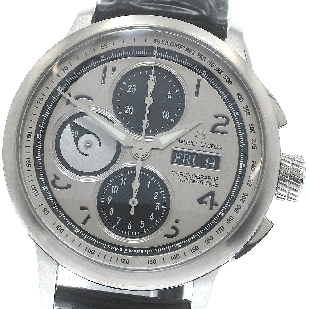 MAURICE LACROIX MP6348 Masterpiece Master Chrono Day-Date Automatic Men's Watch - Excellent Condition