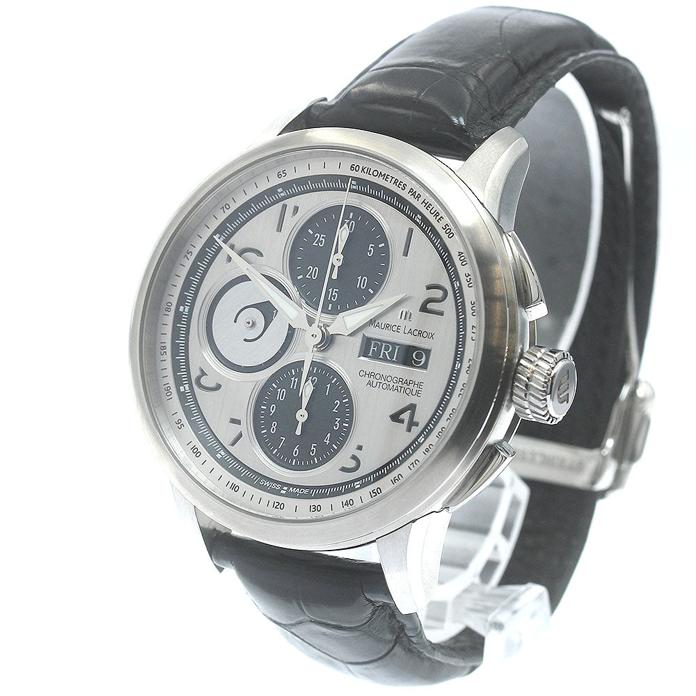 MAURICE LACROIX MP6348 Masterpiece Master Chrono Day-Date Automatic Men's Watch - Excellent Condition