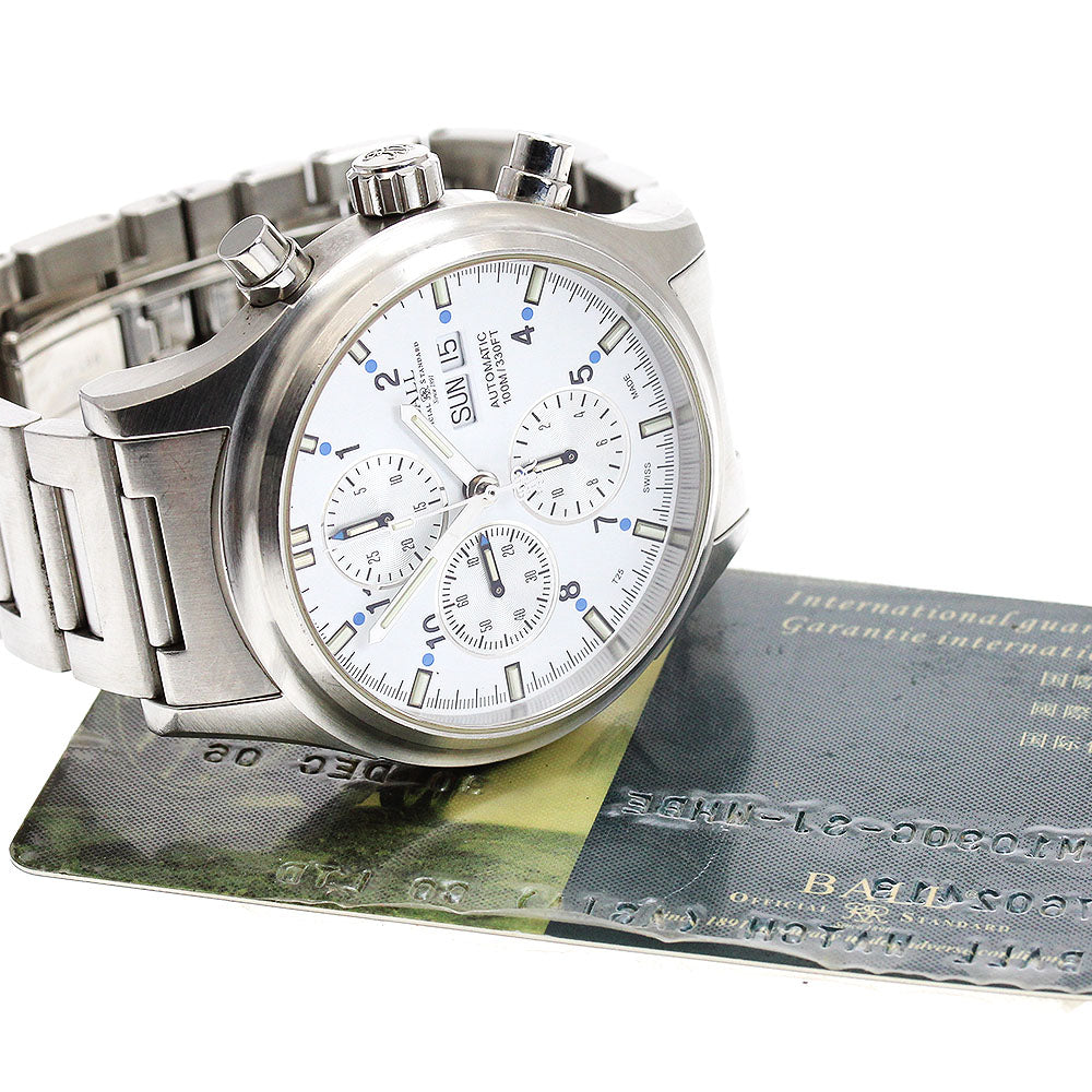 BALLWATCH CM1090C-SJ-WHBE Stokeman Ionosphere Chronograph Day-Date Automatic Men's Watch with Warranty