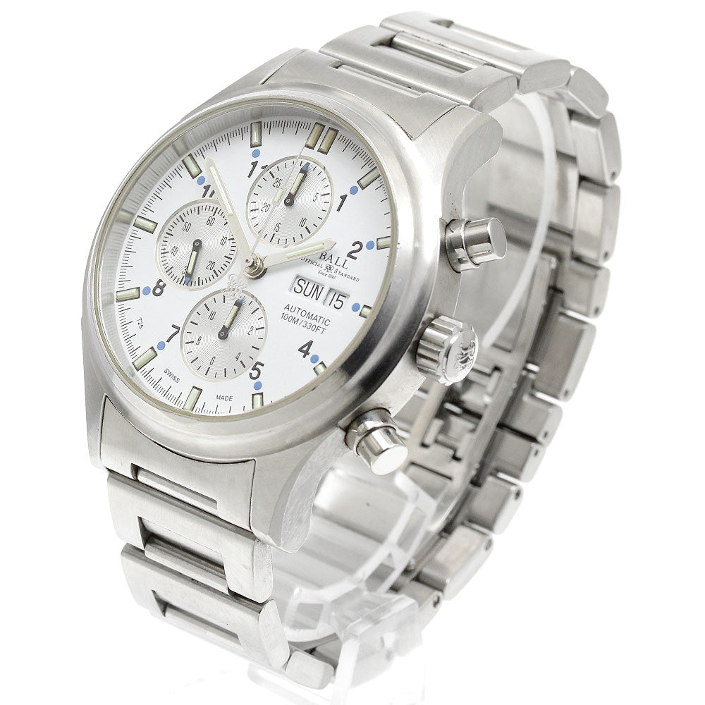 BALLWATCH CM1090C-SJ-WHBE Stokeman Ionosphere Chronograph Day-Date Automatic Men's Watch with Warranty