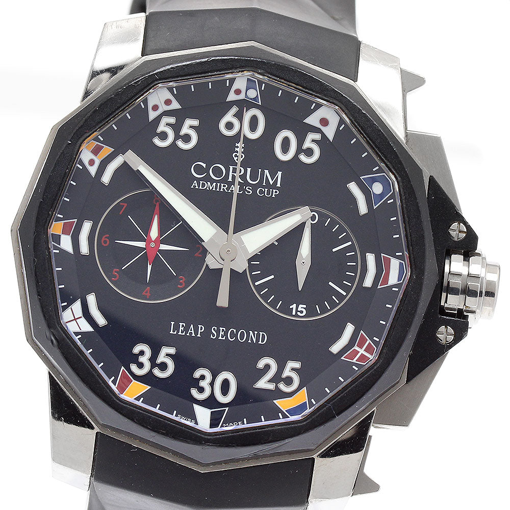 CORUM 01.0034 Admiral's Cup Leap Time Chronograph Automatic Men's Watch