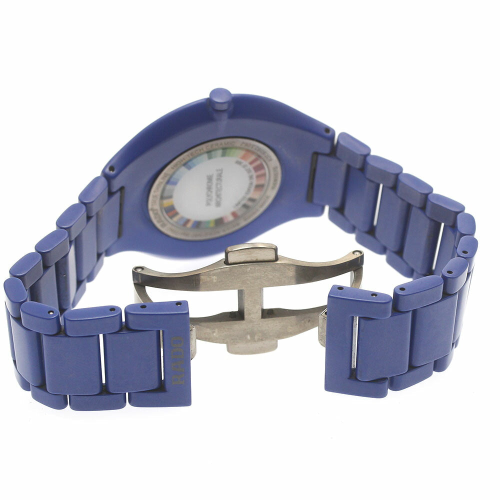 RADO R270092662 True Thinline Couleur Corbusier Quartz Men's Watch Excellent Condition with Box and Warranty Card