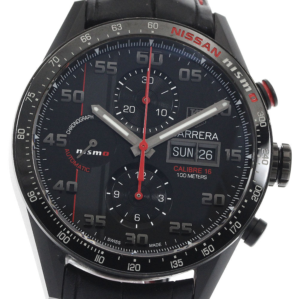 TAG Heuer CV2A82.FC6237 Carrera Nissan Nismo Limited Edition Day-Date Chronograph Automatic Men's Watch