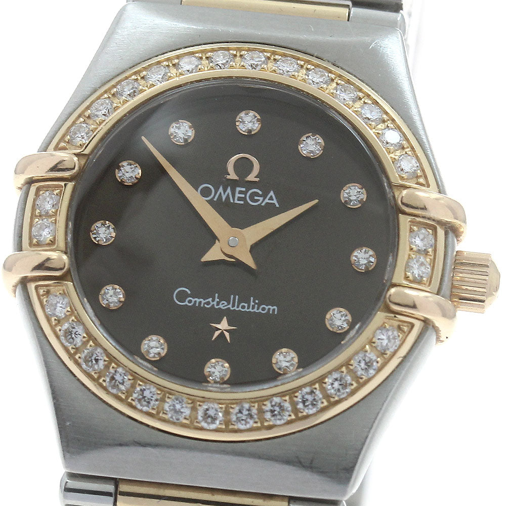 OMEGA 1360.60 Constellation 12P Diamond Bezel Quartz Ladies Watch