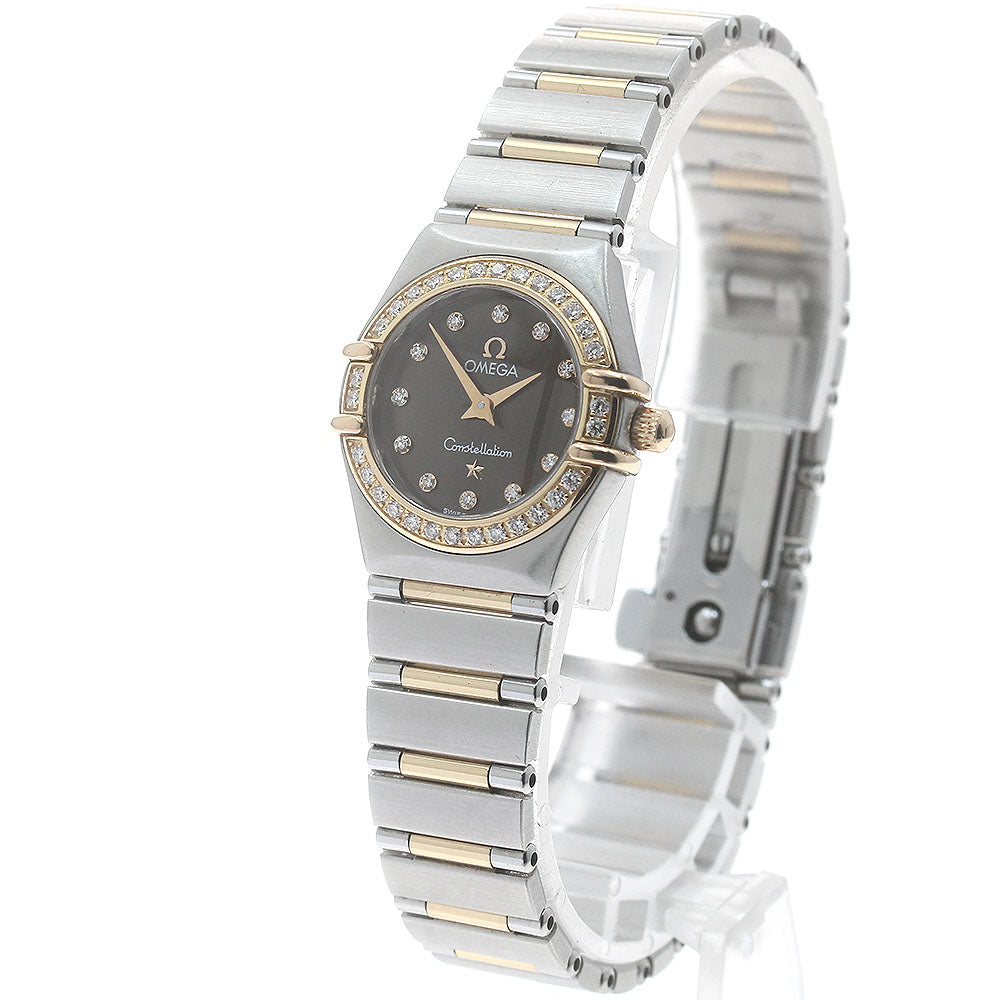 OMEGA 1360.60 Constellation 12P Diamond Bezel Quartz Ladies Watch