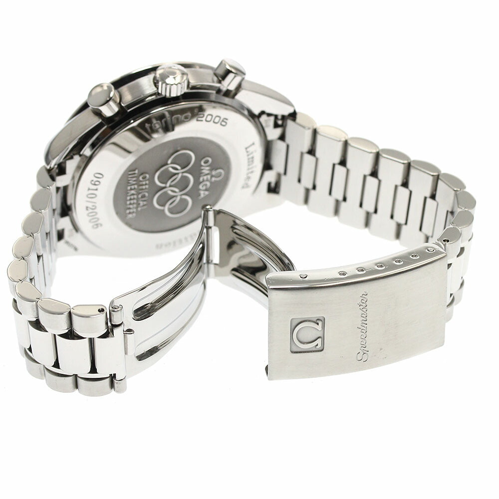 OMEGA 3538.30 Speedmaster 2006 Turin Olympics Limited Edition Automatic Men's Watch with Warranty Card