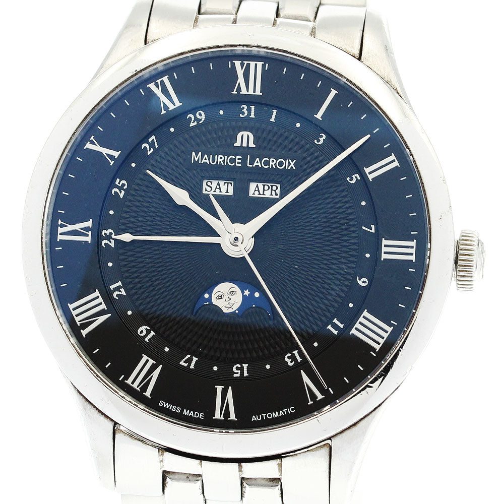 MAURICE LACROIX MP6607 Masterpiece Tradition Triple Calendar Moon Phase Automatic Men's Watch