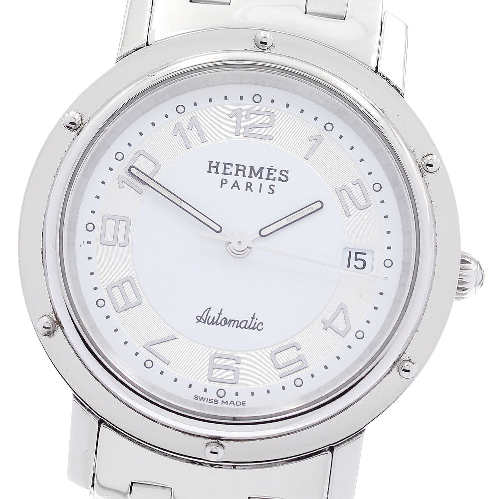 HERMES CL1.810 Clipper Date Automatic Men's Watch Excellent Condition with Warranty.