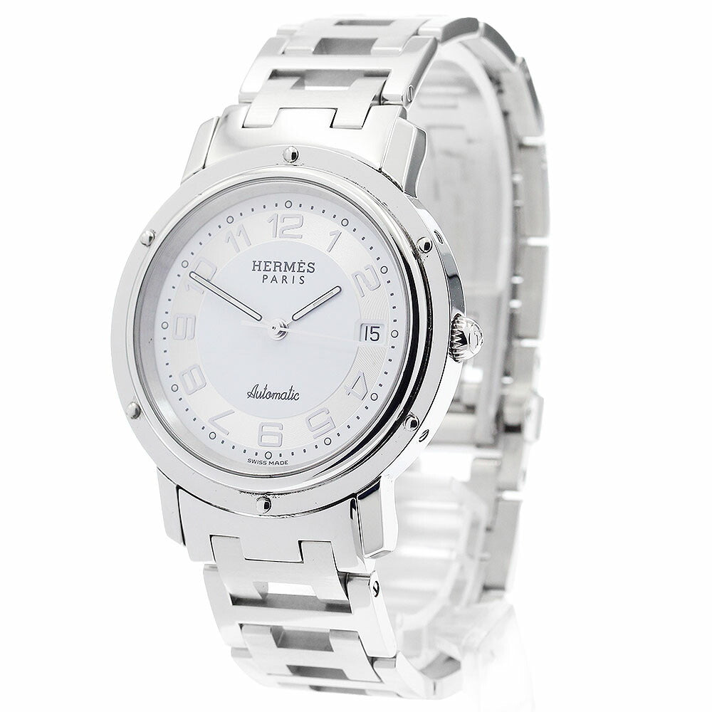 HERMES CL1.810 Clipper Date Automatic Men's Watch Excellent Condition with Warranty.