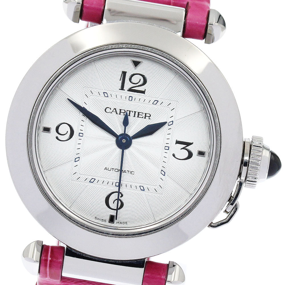 CARTIER WSPA0012 Pasha Deux Automatic Boys' Watch with Warranty Card