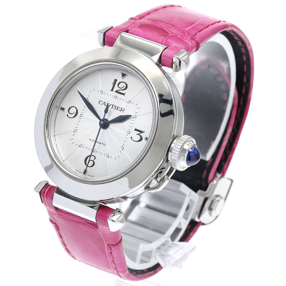 CARTIER WSPA0012 Pasha Deux Automatic Boys' Watch with Warranty Card