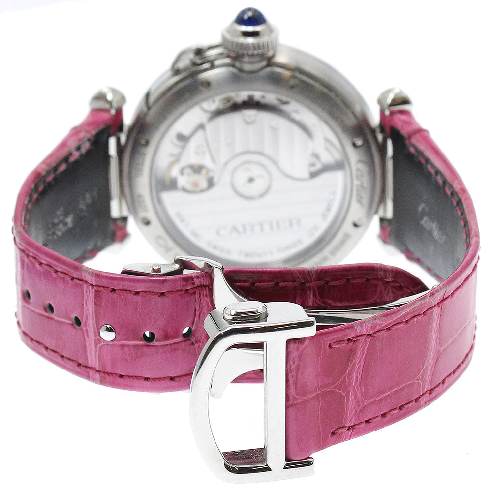 CARTIER WSPA0012 Pasha Deux Automatic Boys' Watch with Warranty Card