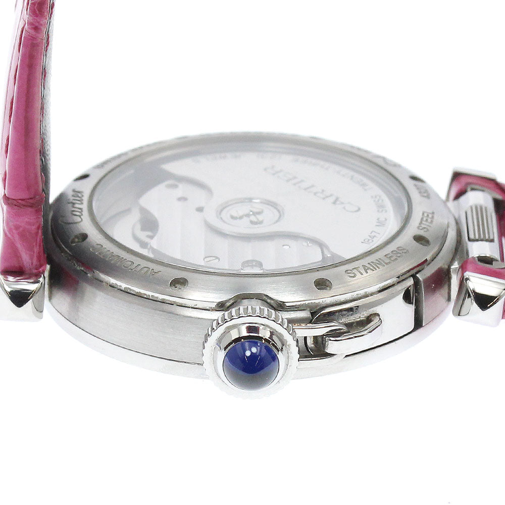 CARTIER WSPA0012 Pasha Deux Automatic Boys' Watch with Warranty Card