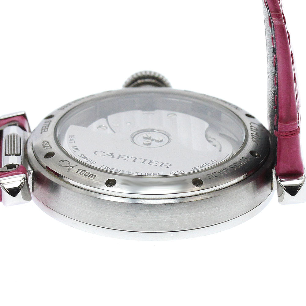 CARTIER WSPA0012 Pasha Deux Automatic Boys' Watch with Warranty Card