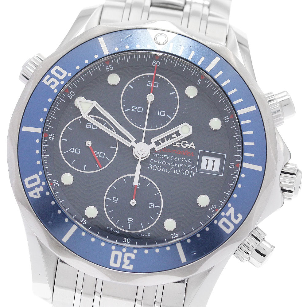 OMEGA 2225.80 Seamaster 300 Date Chronograph Automatic Men's Watch Excellent Condition with Warranty.