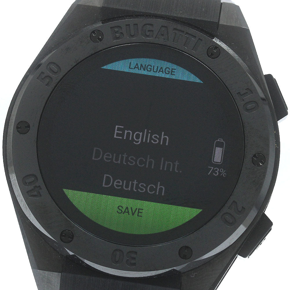 BUGATTI BJ-B1D1L1P1WB1-0146 Viita Ceramic Edition One Smartwatch Quartz Men's Excellent Condition with Box and Warranty