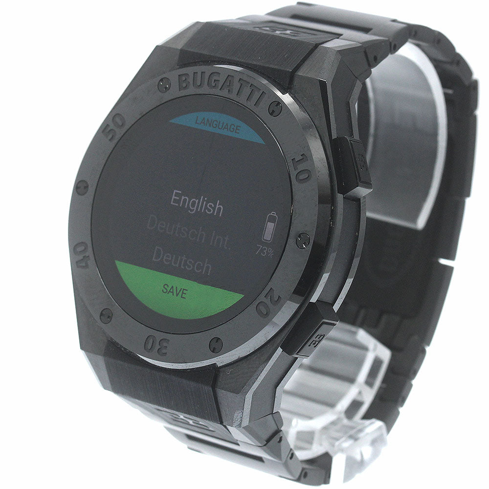 BUGATTI BJ-B1D1L1P1WB1-0146 Viita Ceramic Edition One Smartwatch Quartz Men's Excellent Condition with Box and Warranty