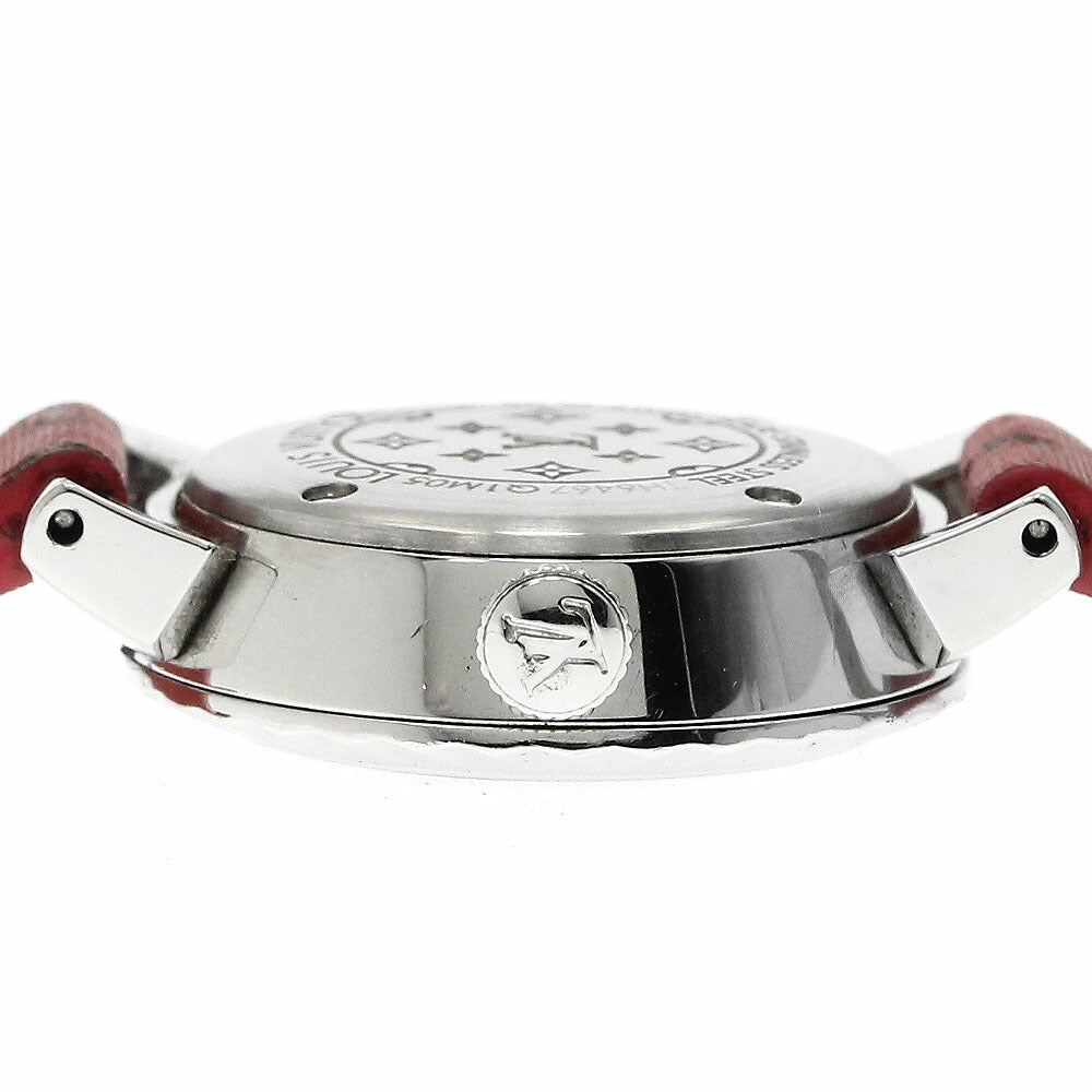 LOUIS VUITTON Q1M05 Tambour Bijou Quartz Women's Watch with Box and Warranty Card