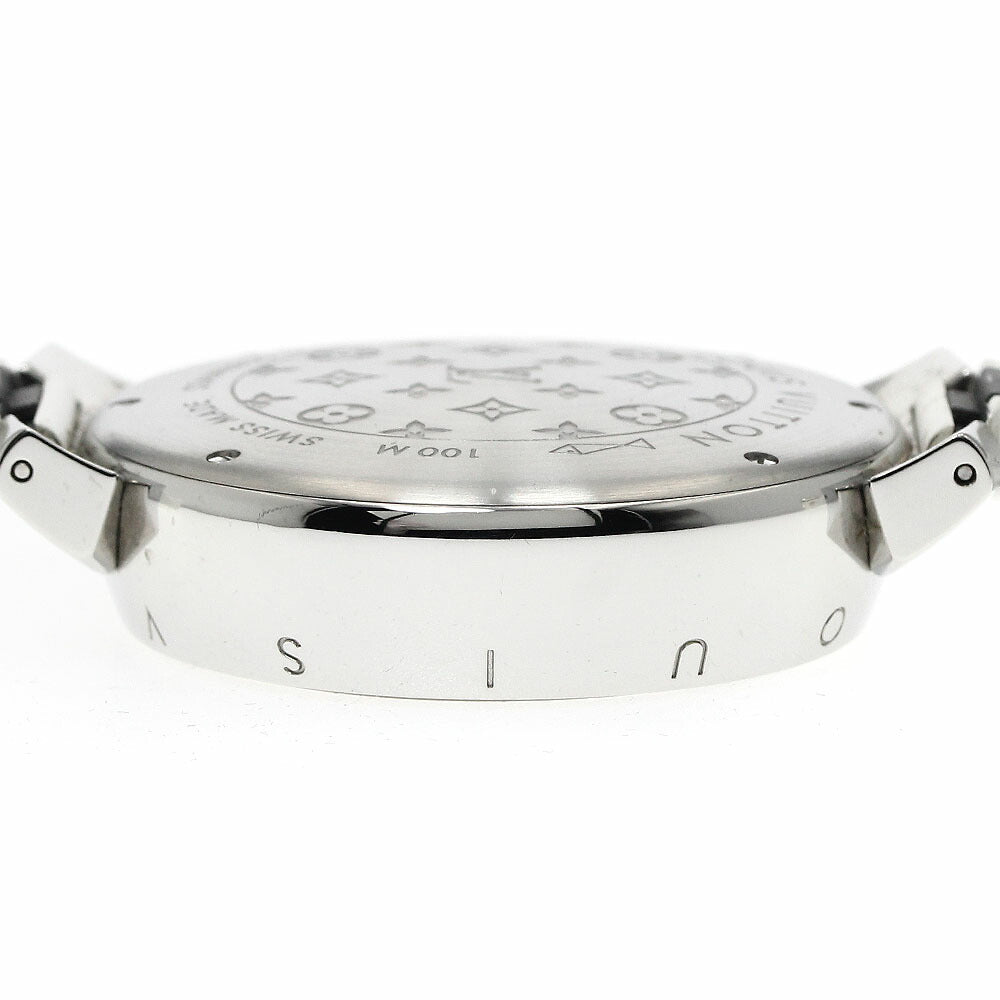 LOUIS VUITTON QA093 Tambour New Wave Chronograph Quartz Men's Watch with Box and Warranty Card