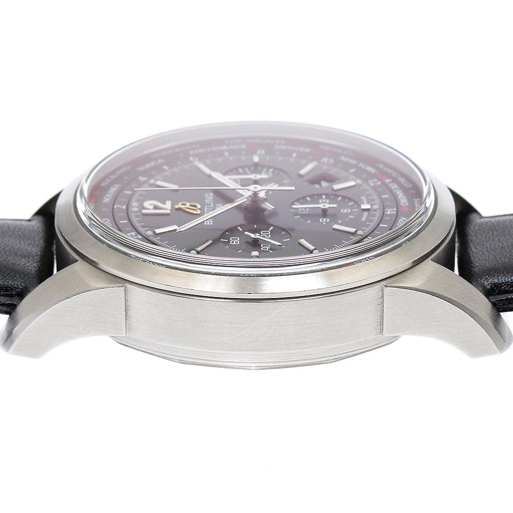 BREITLING AB0510 Transocean Chronograph Unitime Automatic Men's Watch