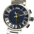 LOUIS VUITTON Q118F Tambour in Black Quartz Men's Watch