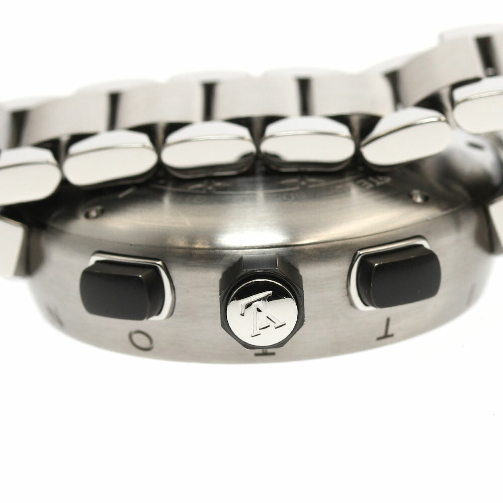 LOUIS VUITTON Q118F Tambour in Black Quartz Men's Watch