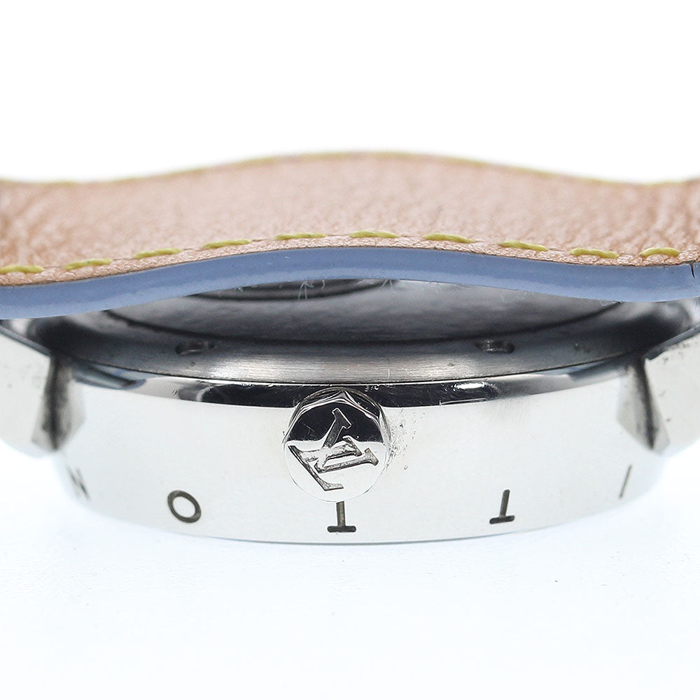 LOUIS VUITTON Q121B Tambour Quartz Ladies