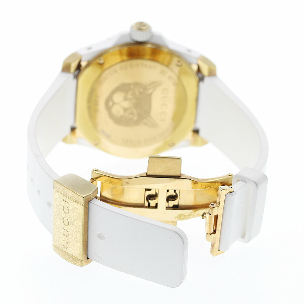 GUCCI YA136322 Dive Date Mystic Cat Quartz Boys' Watch (Good Condition)