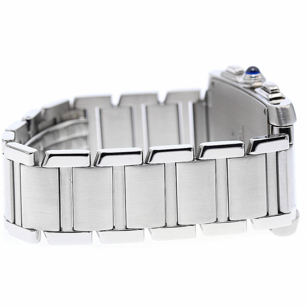 CARTIER W51001Q3 Tank Francaise XL Chronoreflex Perpetual Calendar Quartz Men's Watch (Good Condition)