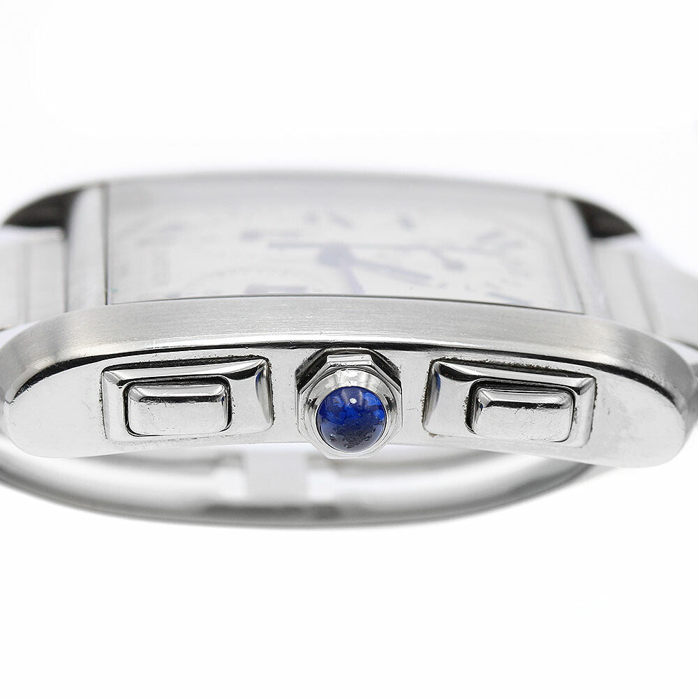 CARTIER W51001Q3 Tank Francaise XL Chronoreflex Perpetual Calendar Quartz Men's Watch (Good Condition)