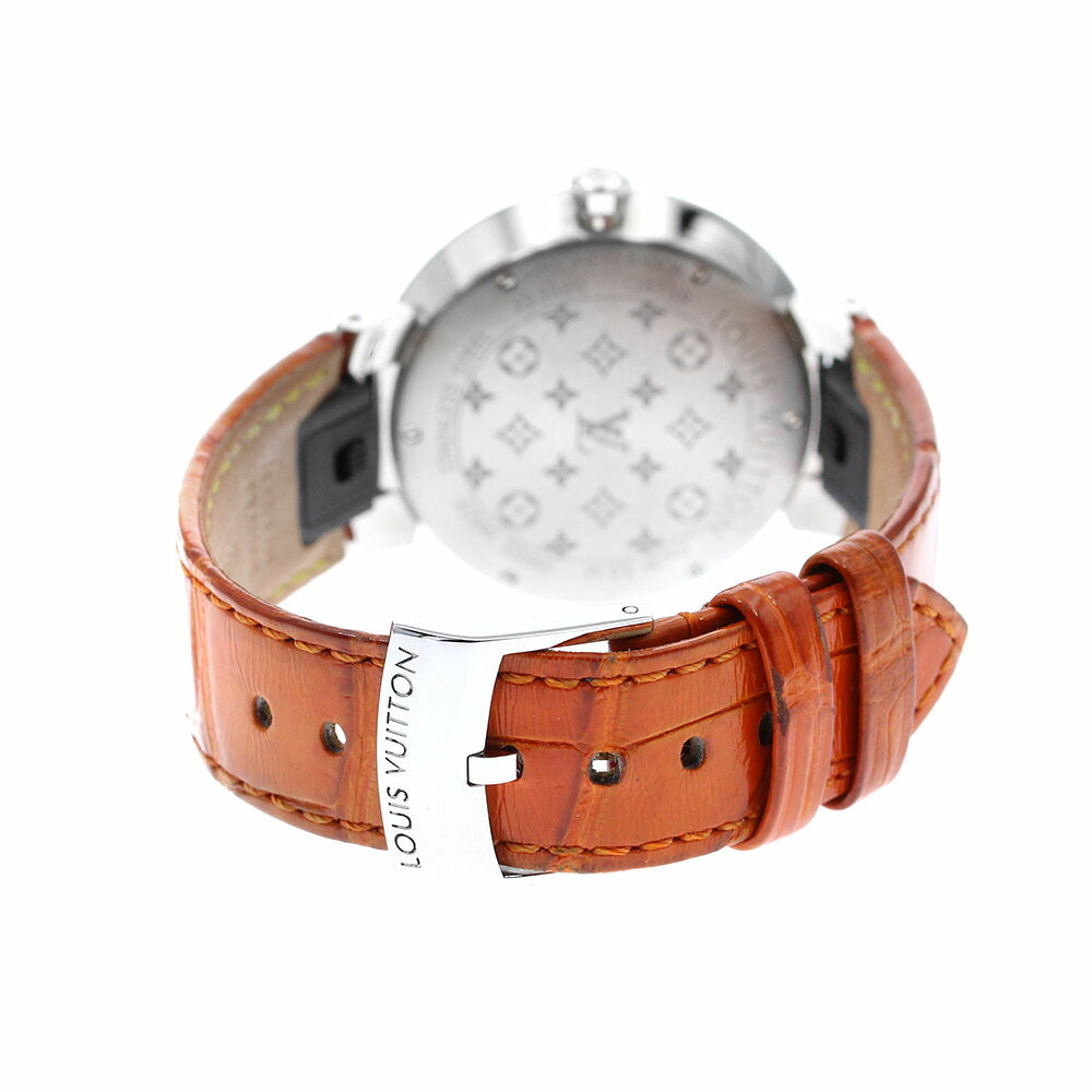 LOUIS VUITTON QA159 Tambour Slim MM Rainbow 11-Diamond Quartz Women's Watch