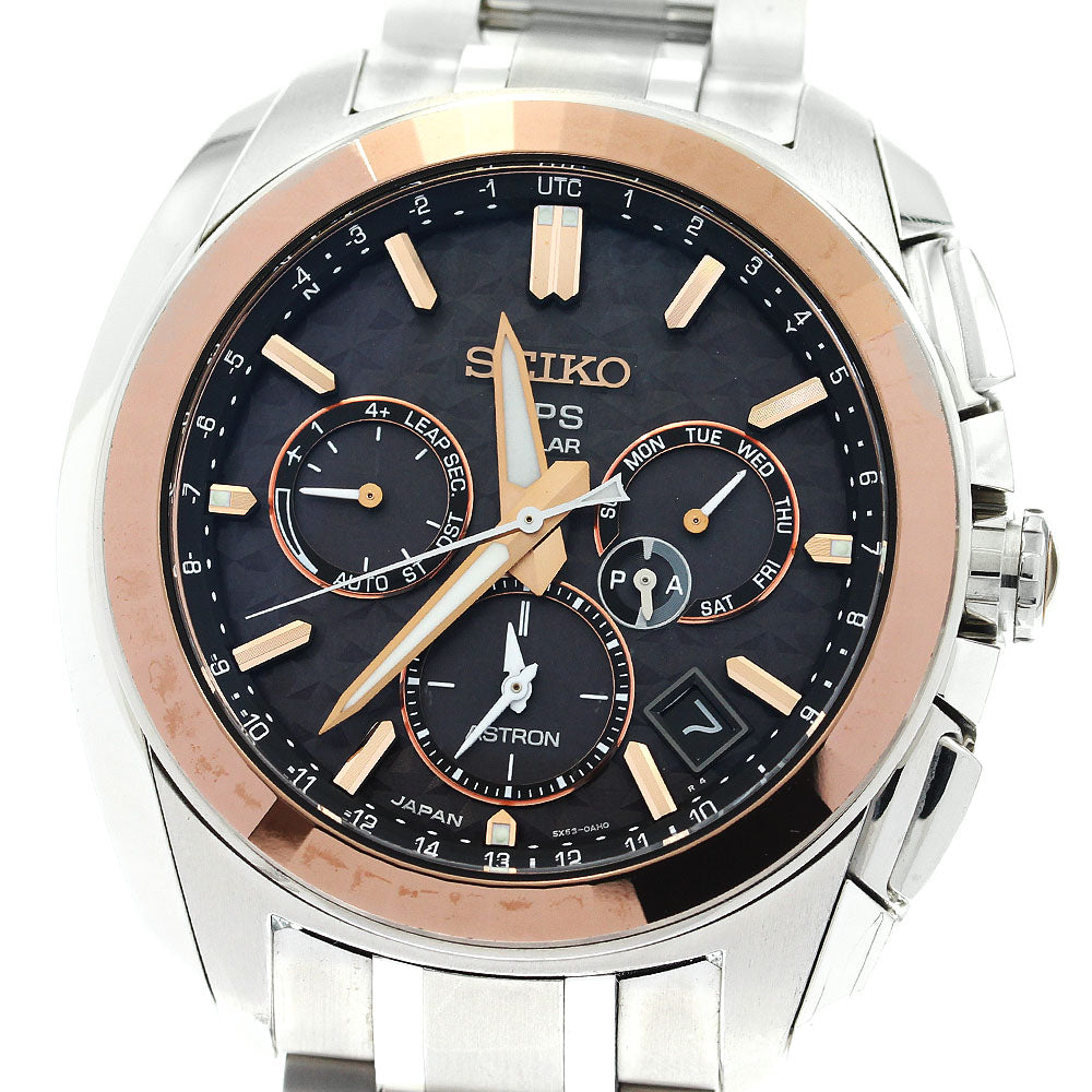 SEIKO SBXC035/5X53-0AG0 Astron 50th Anniversary Model Limited Edition of 200 Pieces Solar Powered Radio Controlled Men's Watch