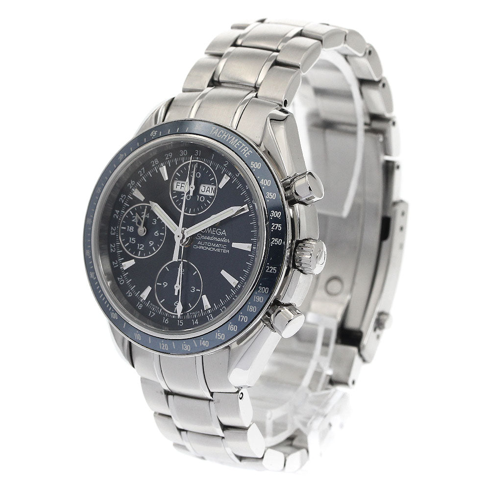 OMEGA 3222.80 Speedmaster Triple Calendar Chronograph Automatic Men's Watch with Warranty Card
