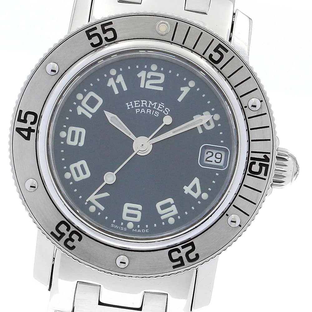 HERMES CL5.210 Clipper Diver Date Quartz Ladies Watch with Warranty