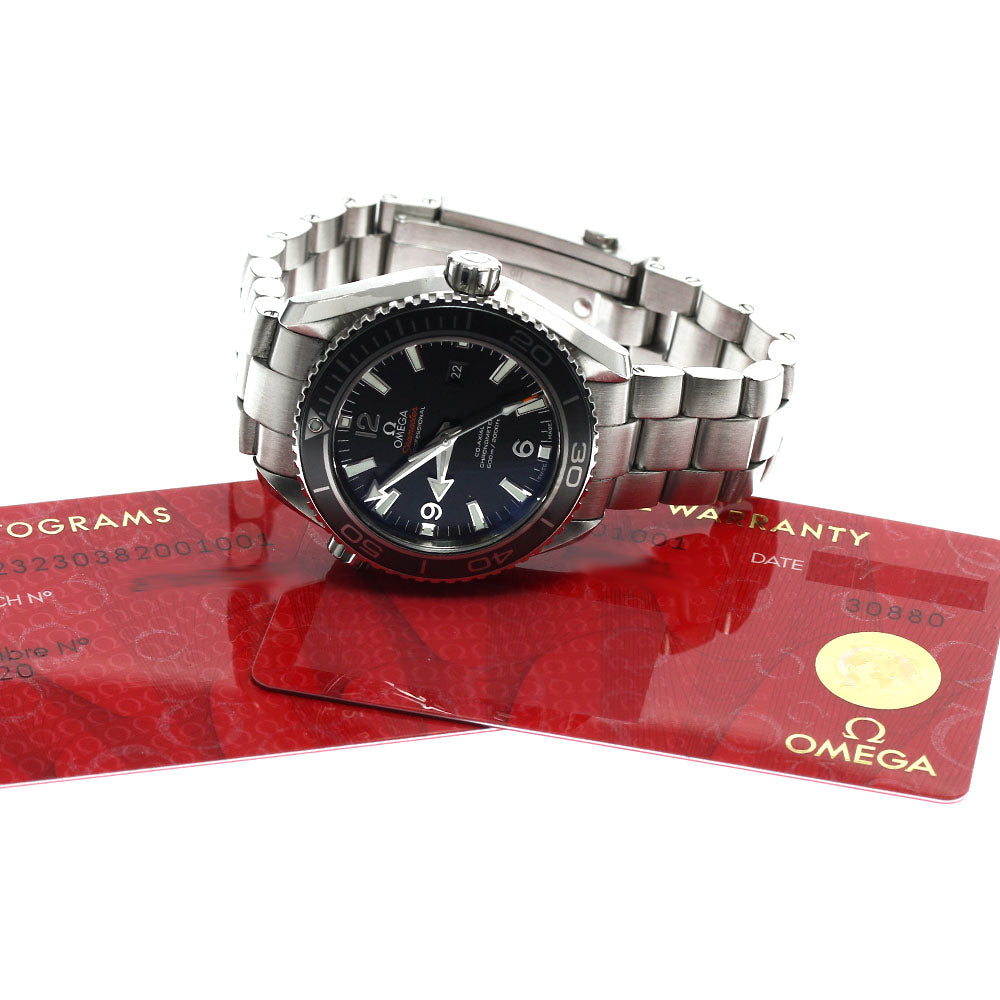 OMEGA 232.30.38.20.01.001 Seamaster Planet Ocean 600M Date Co-Axial Automatic Boys' Watch with Warranty