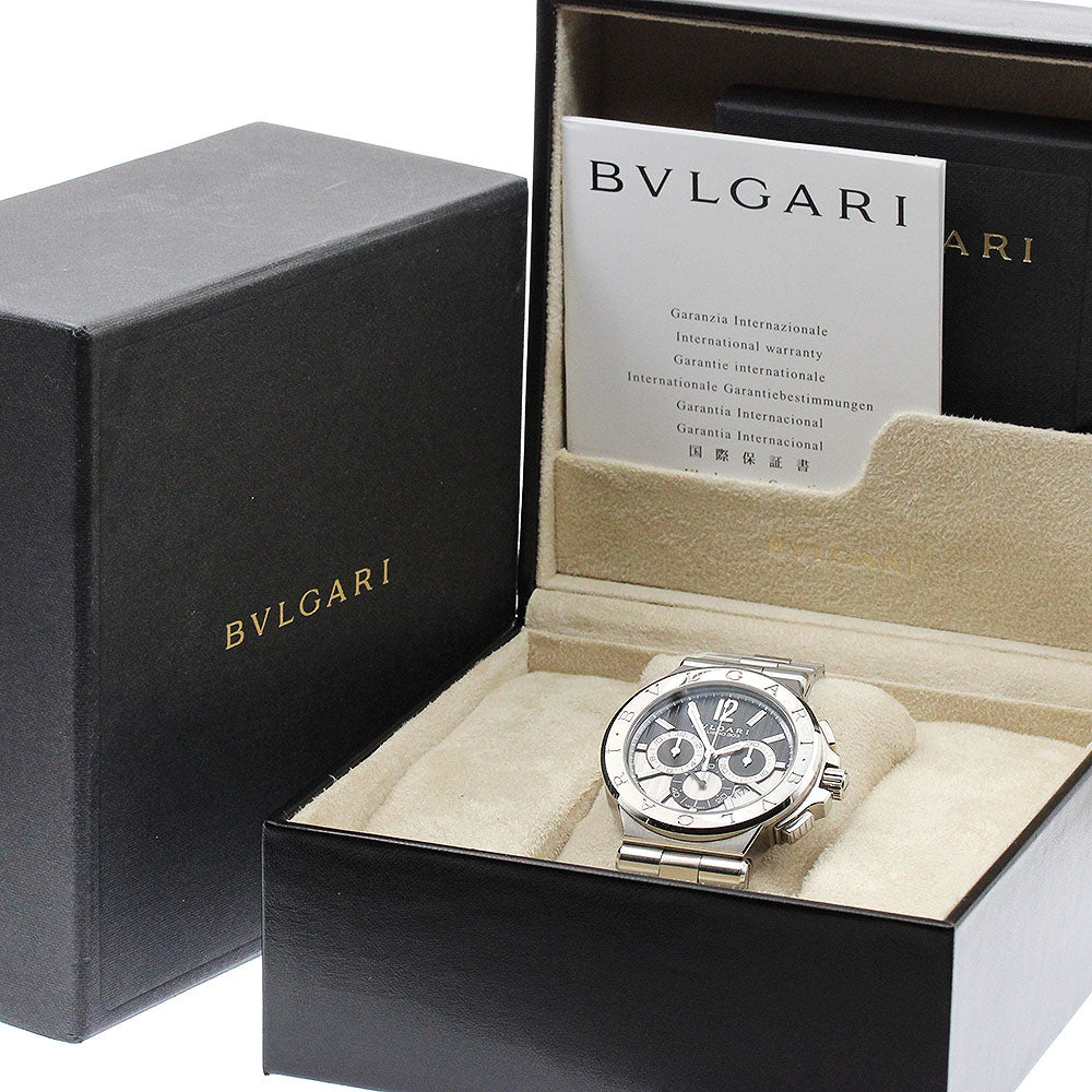 BVLGARI DG42SCH Diagono Calibro 303 Chronograph Automatic Men's Watch (with box and warranty)
