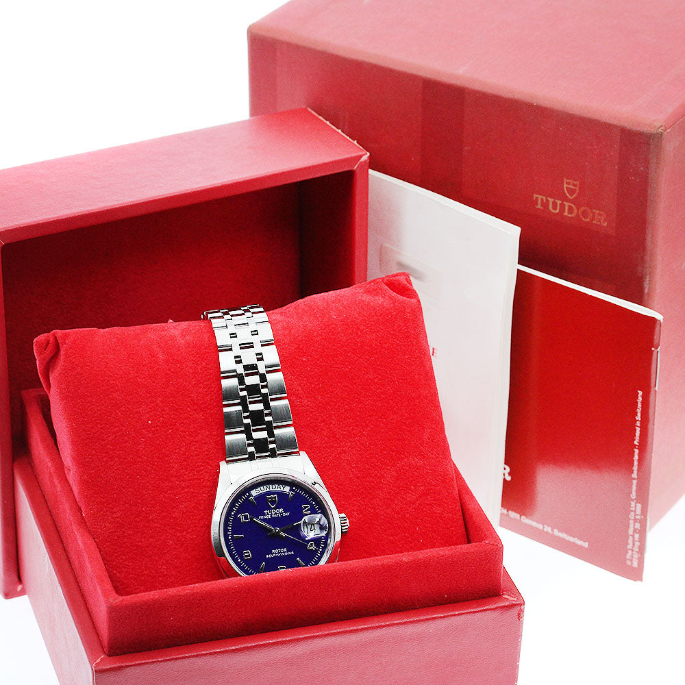 TUDOR 76200 Prince Date-Day Automatic Men's Watch with Box and Warranty.