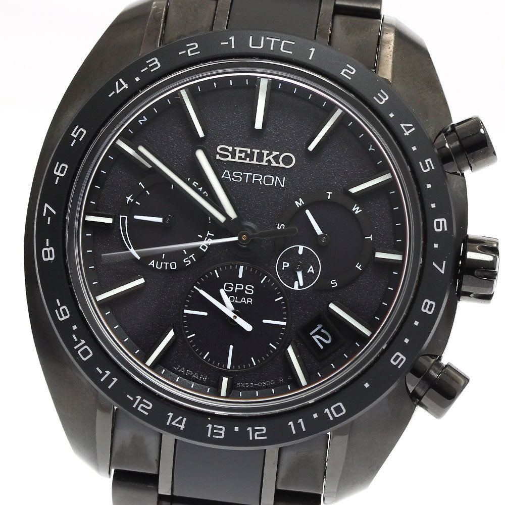 SEIKO SBXC089/5X53-0BF0 Astron 5X Watch Salon Exclusive Model Date GPS Solar Powered Radio Controlled Men's Watch Excellent Condition Box and Warranty Included