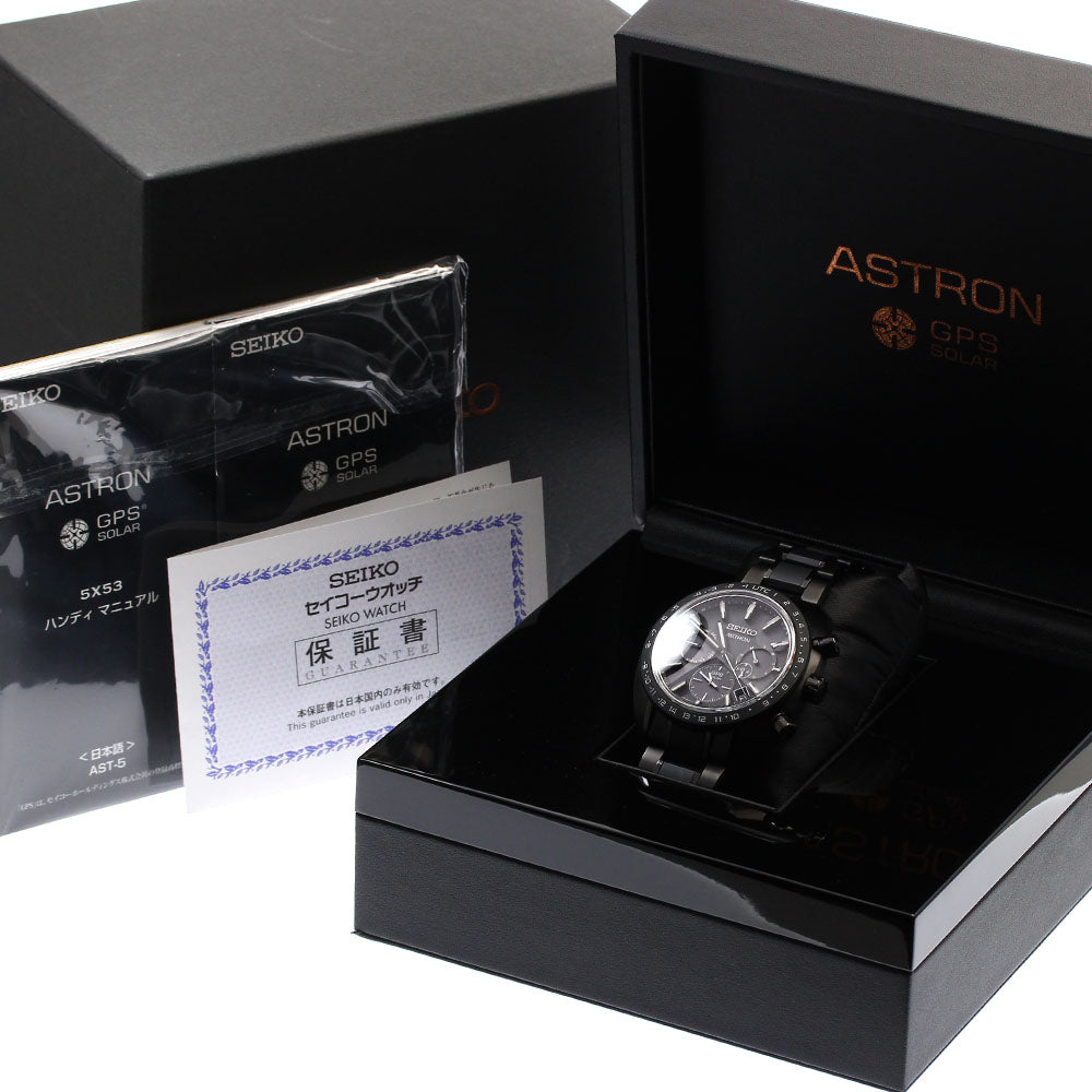 SEIKO SBXC089/5X53-0BF0 Astron 5X Watch Salon Exclusive Model Date GPS Solar Powered Radio Controlled Men's Watch Excellent Condition Box and Warranty Included