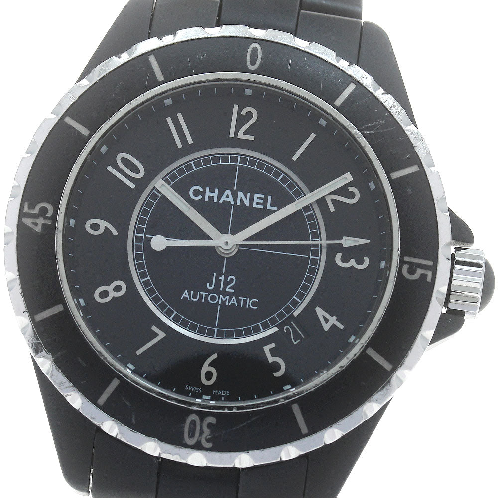 CHANEL H3131 J12 Matte Black Ceramic 42mm Automatic Men's Watch