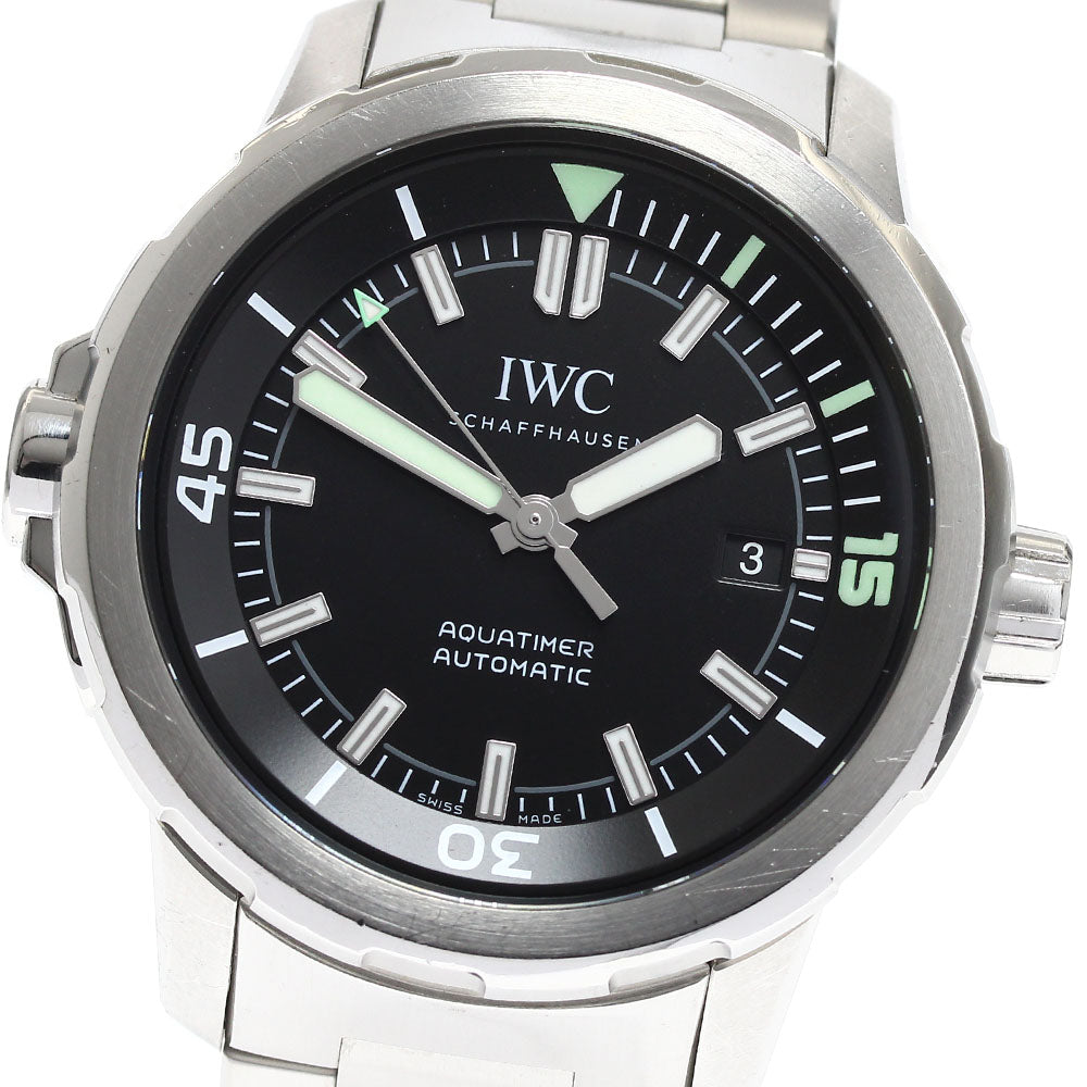 IWC SCHAFFHAUSEN IW329002 Aquatimer Date Automatic Men's Watch with Warranty
