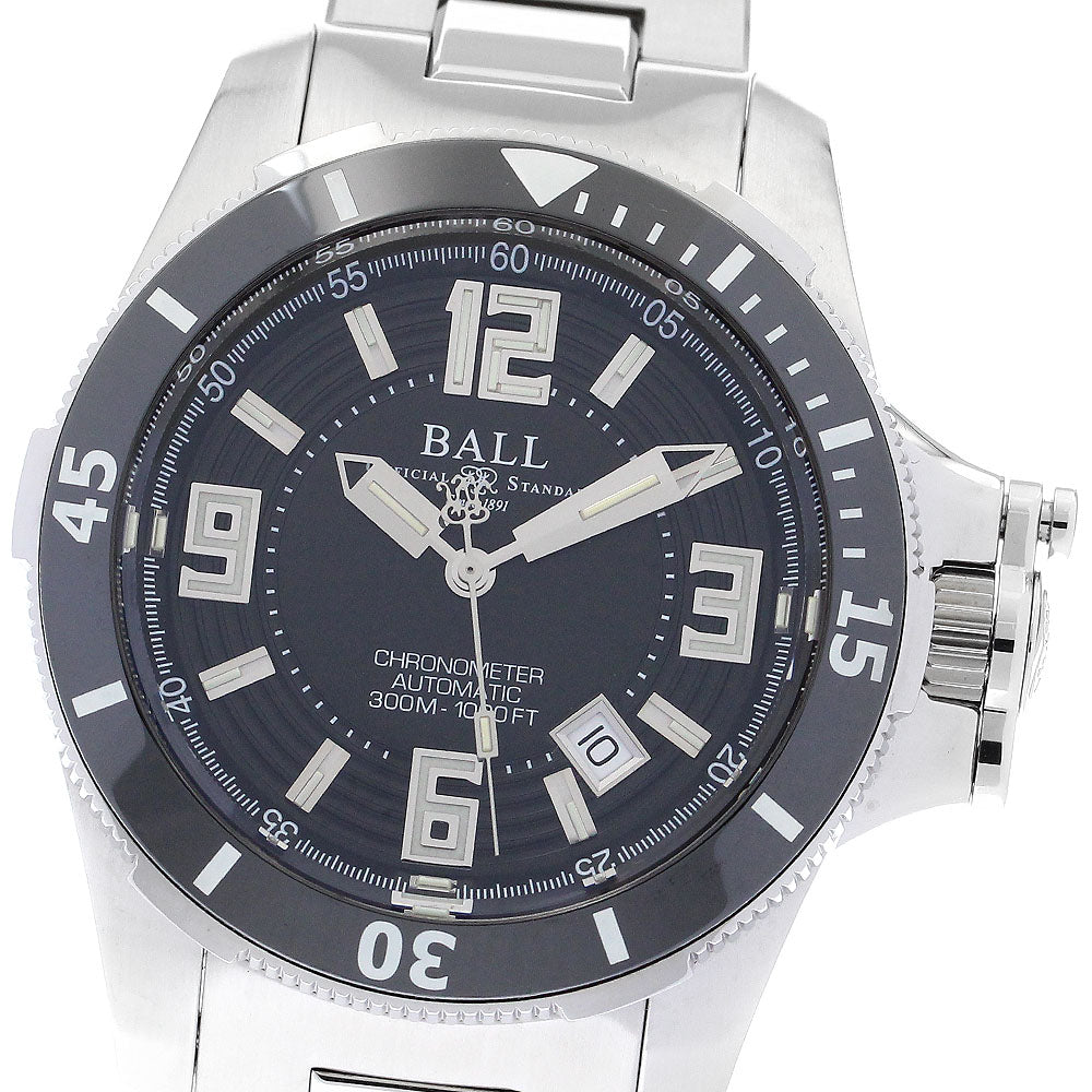 BALLWATCH DM2136A Engineer Hydrocarbon Ceramic XV Date Automatic Men's Watch Excellent Condition with Warranty Card
