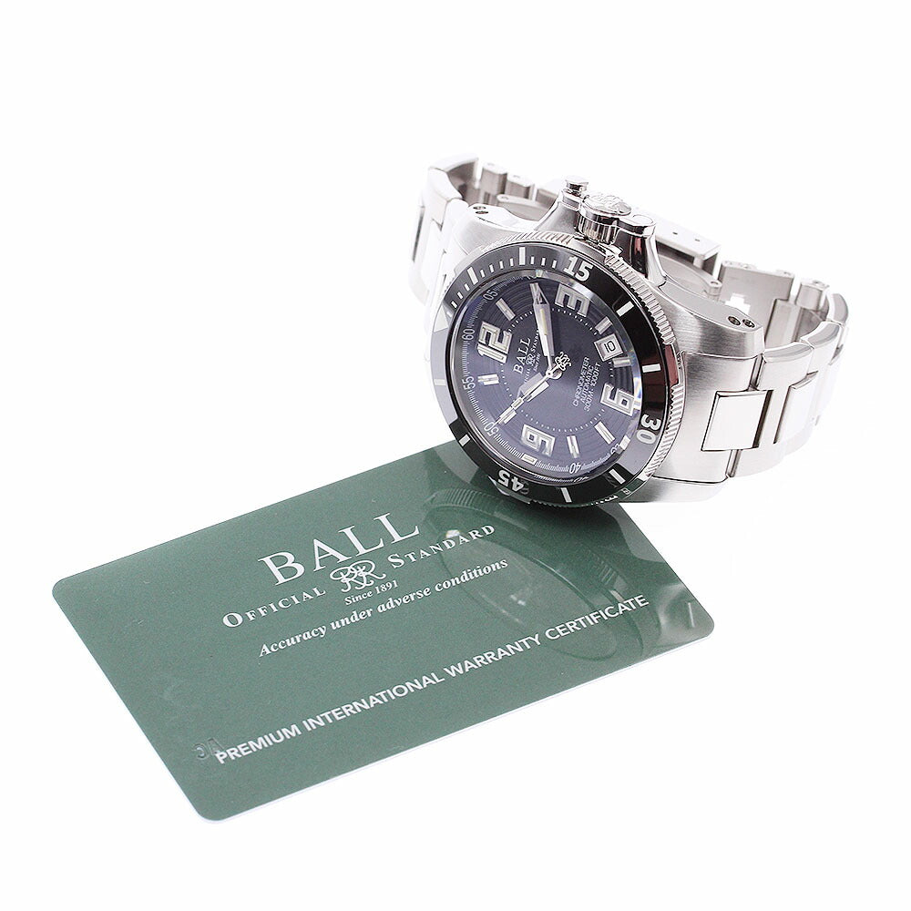 BALLWATCH DM2136A Engineer Hydrocarbon Ceramic XV Date Automatic Men's Watch Excellent Condition with Warranty Card
